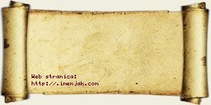 Anđelija Budalić vizit kartica